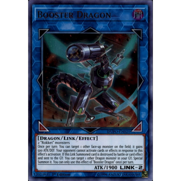 Booster Dragon DUPO-EN025 Ultra Rare Yu-Gi-Oh Card 1st Edition New